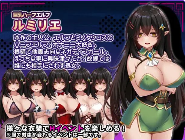 【PC/安卓/AI汉化/日式/RPG游戏/1.60G】 消极的半精灵想要被宠爱  内嵌AI汉化版+作弊码+PC+安卓+日式RPG游戏+1.60G