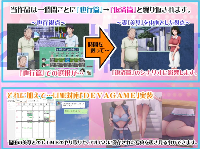 【PC/AI汉化/日式/ADV游戏/1.0G】某对夫妇的还款计划（とある夫婦の返済計画）Ver2.08 AI汉化版+全CG存档+日式ADV游戏+1.0G