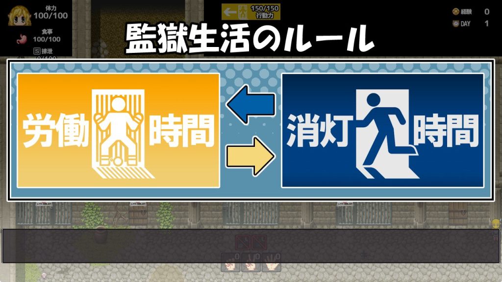 【PC/AI汉化/探索/RPG游戏/740M】越狱生存RPG～红薯的时间（監獄脱出サバイバルRPG～おいものじかん）AI汉化版+探索RPG游戏+740M