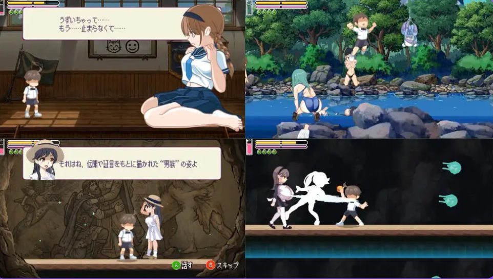 【PC/AI汉化/冒险/ACT游戏/3.50G】 魅惑♡超情村 (ゆうわく♡ドスケベ村) 内嵌AI汉化版+自带全回想+冒险ACT游戏+3.50G