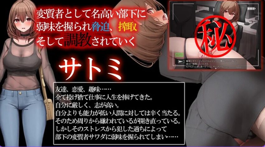 【PC/AI汉化/日式/SLG游戏/1.10G】 秘密 培养不起眼上司的完整记录（マル秘 冴えない上司育成の全記録）内嵌AI汉化版+日式SLG游戏+1.10G