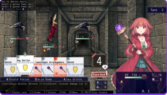 【PC/官中/回合战斗/RPG游戏/1.10G】 见习魔女犬子酱 （Little Witch Inuko） Ver2.04 官中步兵版+回合战斗RPG游戏+1.10G